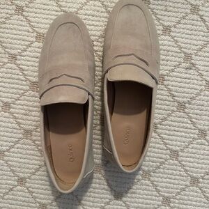 Quince suede loafers size 7